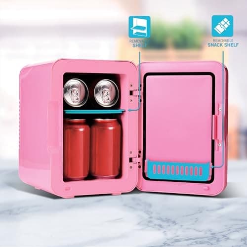 Hello Kitty Mini Pink Fridge 4L 6 Can • New in box - Thumbnail 5