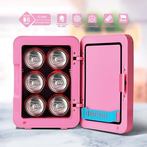 Hello Kitty Mini Pink Fridge 4L 6 Can • New in box - Thumbnail 6