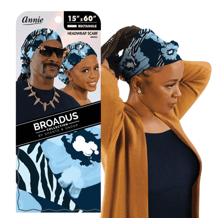 Broadus Collection Scarf by Shante & Snoop Dogg 60  X 15  Headwrap  Floral Zebra - Thumbnail 2