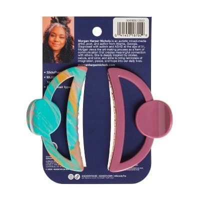 Goody X Morgan Harper Nichols Hair Claw Clip - 2ct - Thumbnail 6