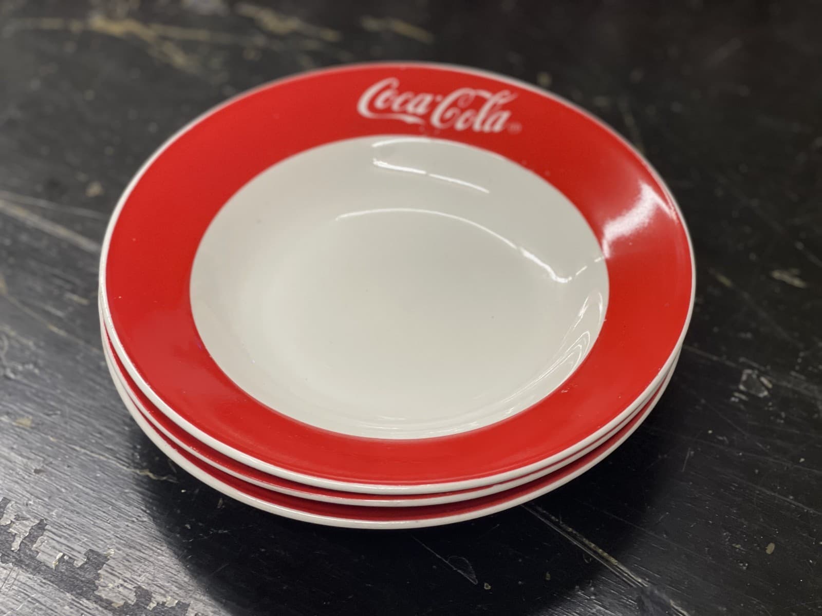 Vintage Collectible Coca Cola 8in bowls by Gibson 1997 set of 3 - Thumbnail 2