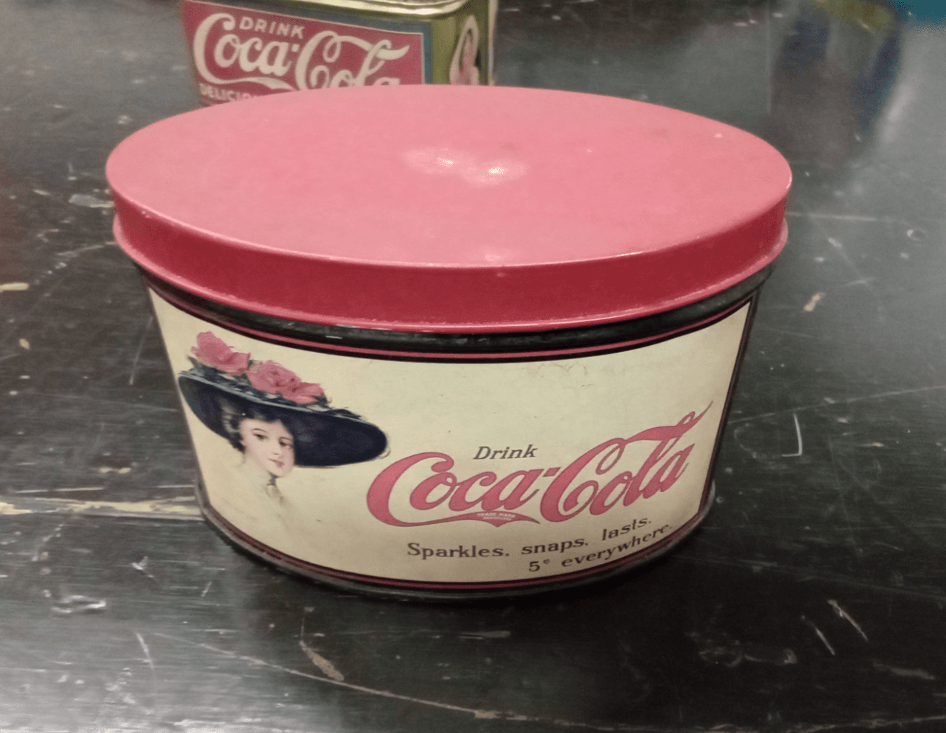 2 Vintage Coca-Cola Tins 1984 & 1994 - Thumbnail 4