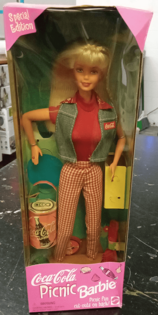 1997 Barbie Coca-Cola Picnic Barbie Special Edition Mattel NOS