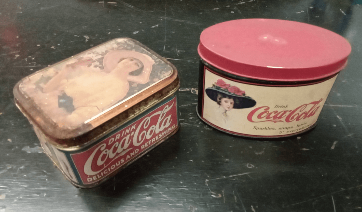 2 Vintage Coca-Cola Tins 1984 & 1994 - Thumbnail 5