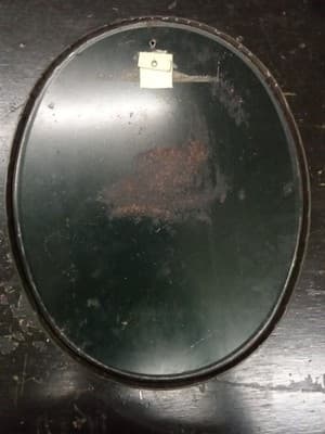 Set Of 2 Vtg 1973 Repro. of 1923 Coca Cola Flapper Girl Oval Metal Tray - Thumbnail 3