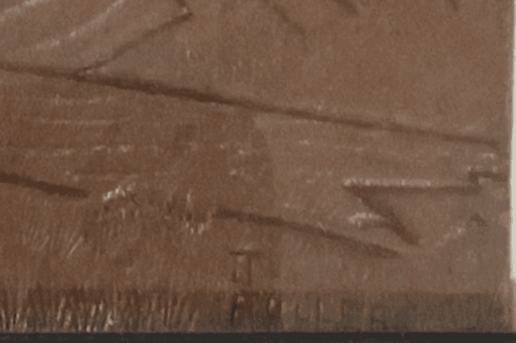 Vintage Handcarved Tooled Leather Pictorial Carving Unique Wall Art - Thumbnail 5