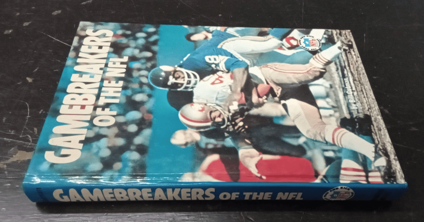 Gamebreakers of the NFL Bill Gutman, Random House 1973, Illustrated HC - Thumbnail 2