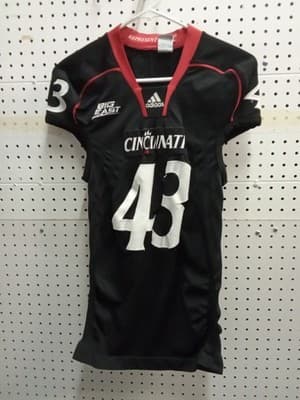 Adidas Cincinnati Bearcats College Football Jersey Black, Various Numbers Sizes - Thumbnail 8