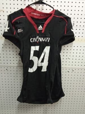 Adidas Cincinnati Bearcats College Football Jersey Black, Various Numbers Sizes - Thumbnail 12