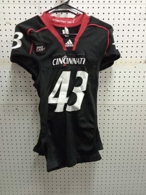 Adidas Cincinnati Bearcats College Football Jersey Black, Various Numbers Sizes - Thumbnail 6