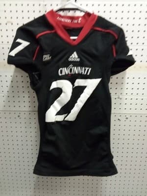 Adidas Cincinnati Bearcats College Football Jersey Black, Various Numbers Sizes - Thumbnail 2