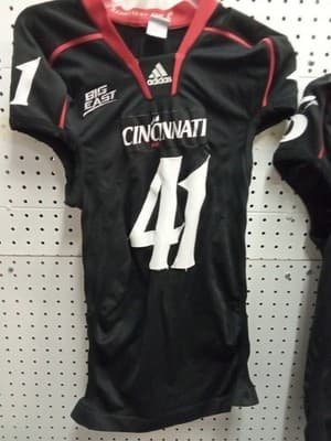 Adidas Cincinnati Bearcats College Football Jersey Black, Various Numbers Sizes - Thumbnail 4