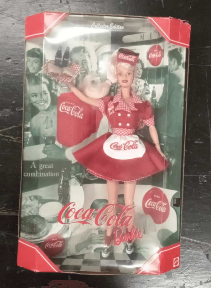 Mattel Coca-Cola Barbie Collector Edition Fashion Doll NRFB - Thumbnail 2