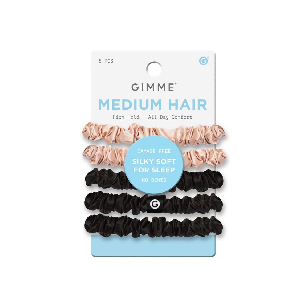Gimme Beauty Medium Hair Elastics, Blonde & Black, 5 Ct | CVS - Thumbnail 2