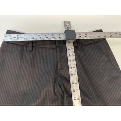 Gucci Women's Gray Pinstripe Wool Suit Blazer Pants Set Y2K mid rise 2000s vtg S - Thumbnail 20