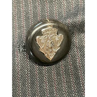 Gucci Women's Gray Pinstripe Wool Suit Blazer Pants Set Y2K mid rise 2000s vtg S - Thumbnail 10