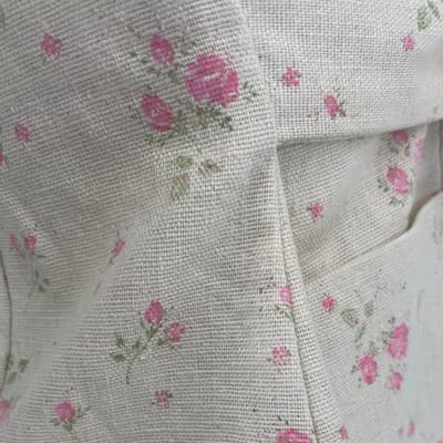Vintage 70s Floral Safari Shacket Dagger Pointed Collar USA Union Made XS S - Thumbnail 7