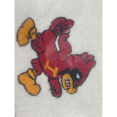 Iowa State Cyclones 1994 Rally Towel Cardinal Mascot Vtg University Memorabilia - Thumbnail 5