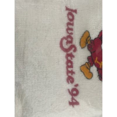 Iowa State Cyclones 1994 Rally Towel Cardinal Mascot Vtg University Memorabilia - Thumbnail 7