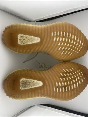 Yeezy Boost 350 V2 Citrin Adidas Size 8 Men's GUC Authentic Guaranteed Kanye - Thumbnail 7