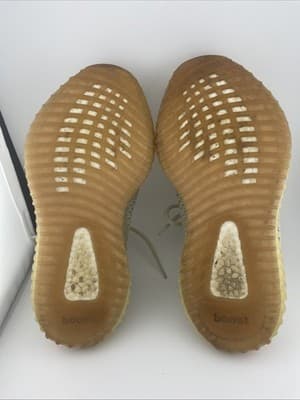 Yeezy Boost 350 V2 Citrin Adidas Size 8 Men's GUC Authentic Guaranteed Kanye - Thumbnail 6