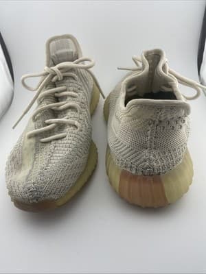 Yeezy Boost 350 V2 Citrin Adidas Size 8 Men's GUC Authentic Guaranteed Kanye - Thumbnail 2