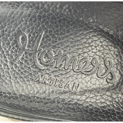 Homers Artisan Black Leather Flatform Sandals sz. 37.5 (7-7.5) Made in Spain - Thumbnail 15