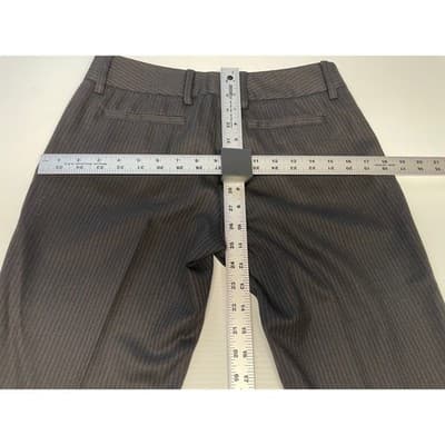 Gucci Women's Gray Pinstripe Wool Suit Blazer Pants Set Y2K mid rise 2000s vtg S - Thumbnail 23