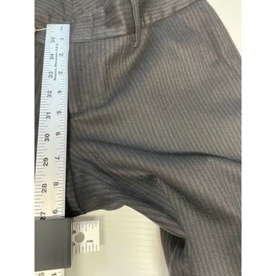 Gucci Women's Gray Pinstripe Wool Suit Blazer Pants Set Y2K mid rise 2000s vtg S - Thumbnail 22