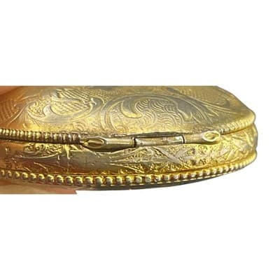 Antique Sheffield Pocket Watch Gold Filled Hunter Case Roman Dial NOT RUNNING - Thumbnail 10