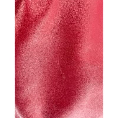 Elie Tahari Red Leather Hobo Bag Slouchy Ruched Soft Shoulder Purse Handbag - Thumbnail 11