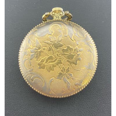 Antique Sheffield Pocket Watch Gold Filled Hunter Case Roman Dial NOT RUNNING - Thumbnail 2