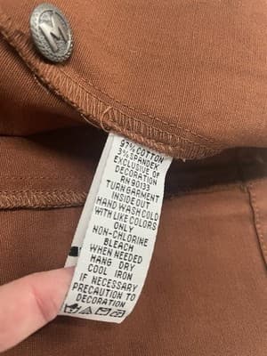 Bob Mackie Wearable Art Women’s Jacket Brown Zip Up Rhinestones Bling Size XS - Thumbnail 13