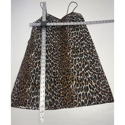 Vintage 60s Vanity Fair Leopard Lingerie Set Deadstock Slip & Sheer Overlay S - Thumbnail 20