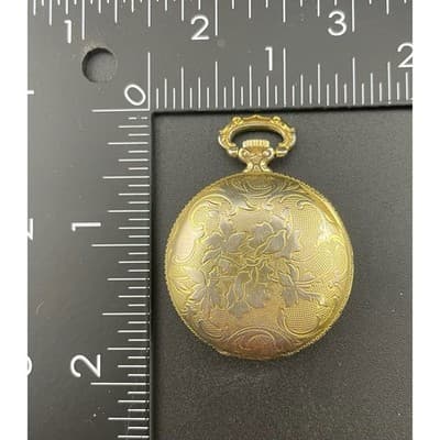 Antique Sheffield Pocket Watch Gold Filled Hunter Case Roman Dial NOT RUNNING - Thumbnail 12