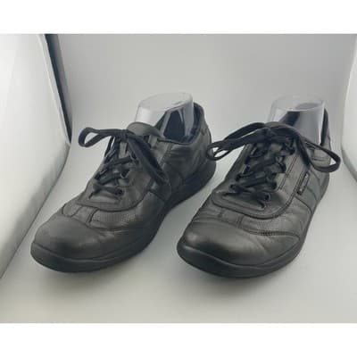 Mephisto Laser Black Leather Walking Shoes Air Relax Comfort Sz 9 - Thumbnail 4