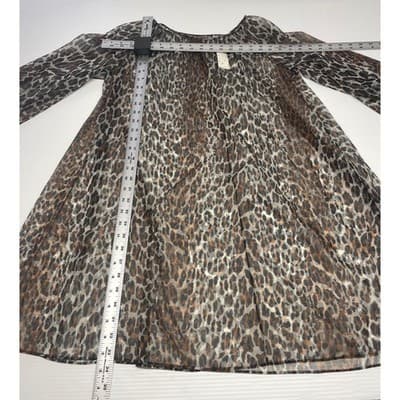 Vintage 60s Vanity Fair Leopard Lingerie Set Deadstock Slip & Sheer Overlay S - Thumbnail 22