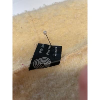 Vintage 70s Wool Sherpa Teddy Coat Oversized Unisex Scandi Cream Brown Woolmark - Thumbnail 19