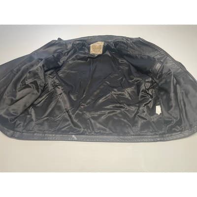 Saxon Geek Squad Leather Jacket XXL Black Moto Bomber Best Buy Uniform 2X - Thumbnail 8