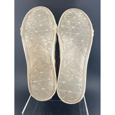Schutz Leopard Pony Hair Slip On Sneakers Platform Sole 8.5 - Thumbnail 9