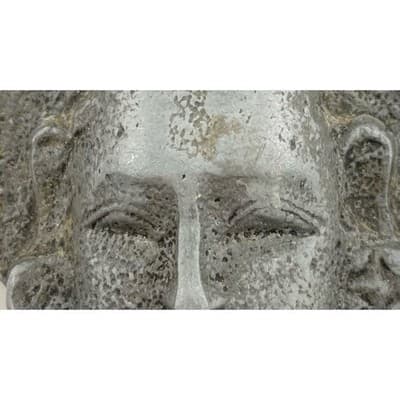Art Nouveau Maiden Mask Cast Metal Furniture Mount Figural Architectural Salvage - Thumbnail 5