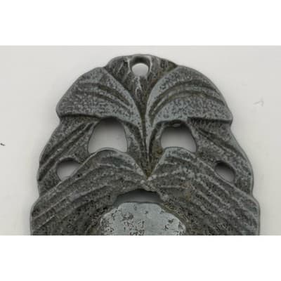 Art Nouveau Maiden Mask Cast Metal Furniture Mount Figural Architectural Salvage - Thumbnail 3