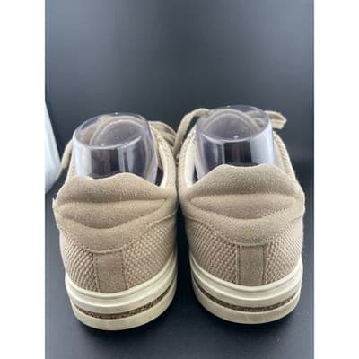 Birkenstock Bend Low Taupe Beige Knit Suede Sneakers EU 40 US 9 - Thumbnail 5