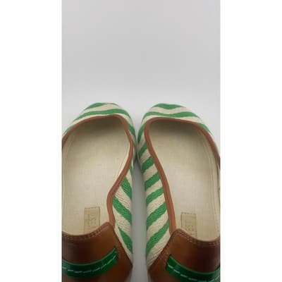 Striped Espadrille Ballet Flats Preppy Coastal Summer Shoes Nine West sz 8.5 - Thumbnail 11
