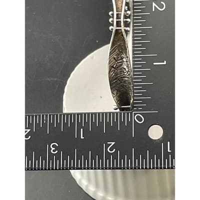 Handmade Vintage Sterling Silver Studio Modernist Biomorphic Bangle Bracelet - Thumbnail 19
