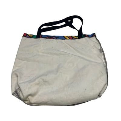 Vintage Keith Haring Karsten Sample Tote Bag Pop Art Brazil Rare 80s rainbow - Thumbnail 9