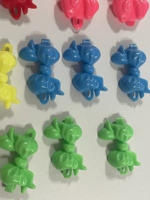 Vintage Girl’s Hair Clip Bow Barette Lot Neon Bright Colors 80’s 90’s Y2K 2000’s - Thumbnail 6