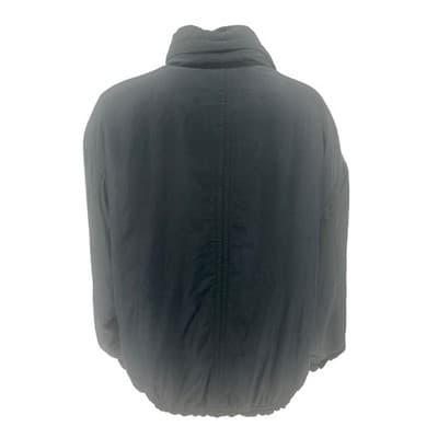 Vintage 90s Silk Bomber Jacket Black Kriss Kross Windbreaker Quilted Lined M L - Thumbnail 5