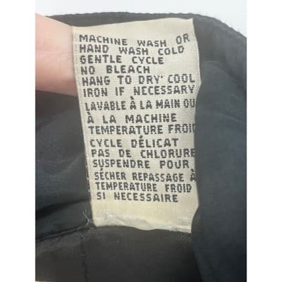 Vintage 90s Silk Bomber Jacket Black Kriss Kross Windbreaker Quilted Lined M L - Thumbnail 8
