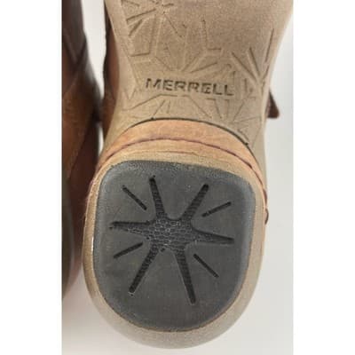 Merrell Dassie Stitch Brown Leather Comfort Clogs Slip On Women's 9 EU40 - Thumbnail 10